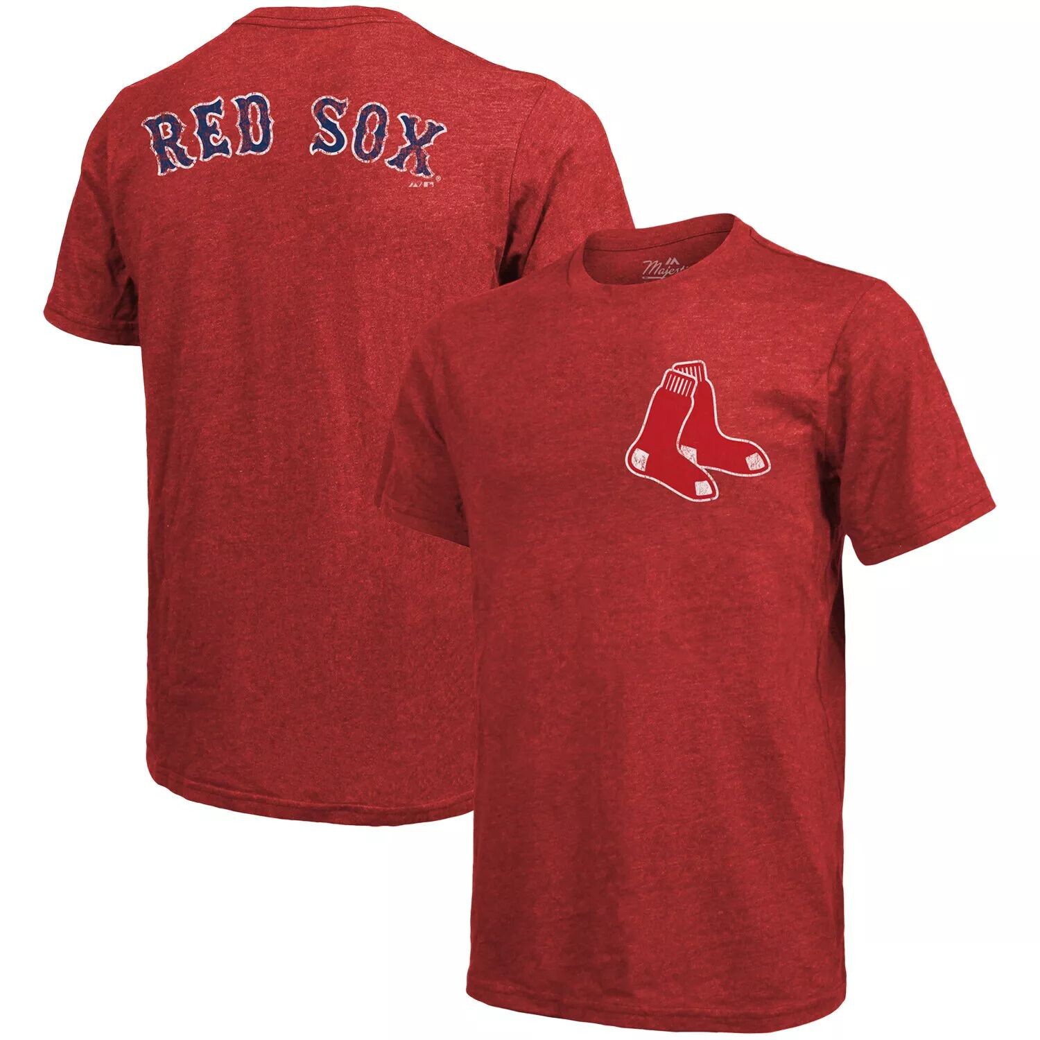 

Мужская красная футболка Majestic Threads Boston Red Sox Throwback Logo Tri-Blend, Красный, Мужская красная футболка Majestic Threads Boston Red Sox Throwback Logo Tri-Blend