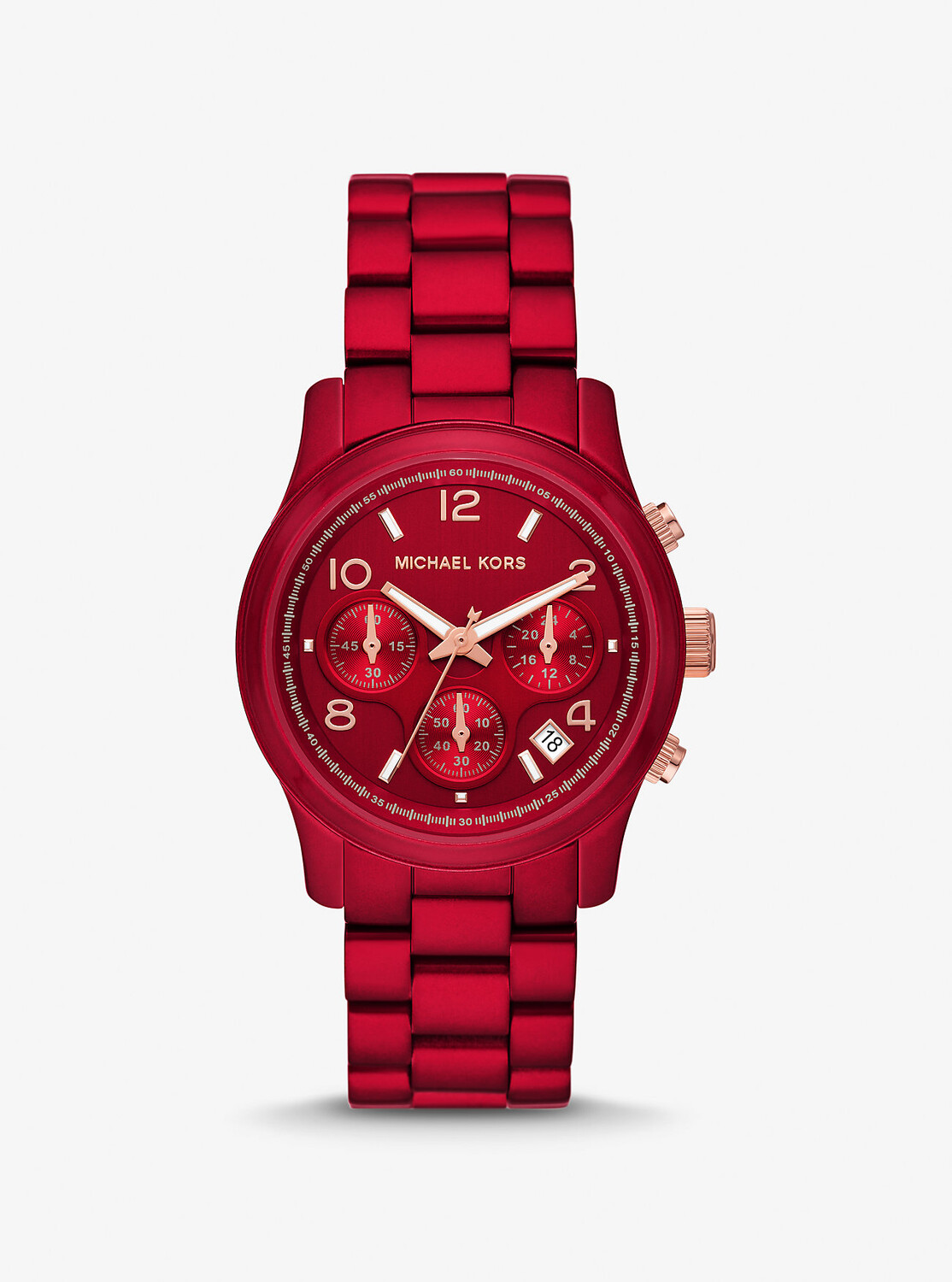 

Часы с красным покрытием для подиума Michael Kors, красный