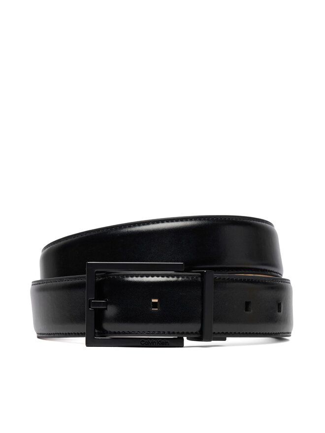 

Мужской ремень Calvin Klein Square Buckle Smooth 32Mm Adj LV04D7026G, черный