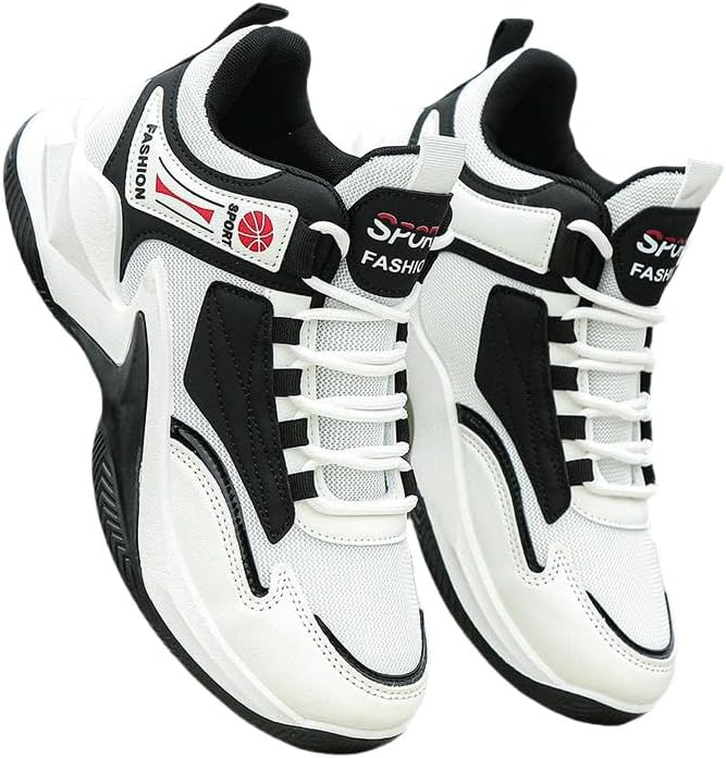 

Мужские высокие кроссовки Clolinde - дышащие сетчатые беговые кроссовки, легкие спортивные стильные шнуровки для зала, бега и активного отдыха на открытом воздухе, черный