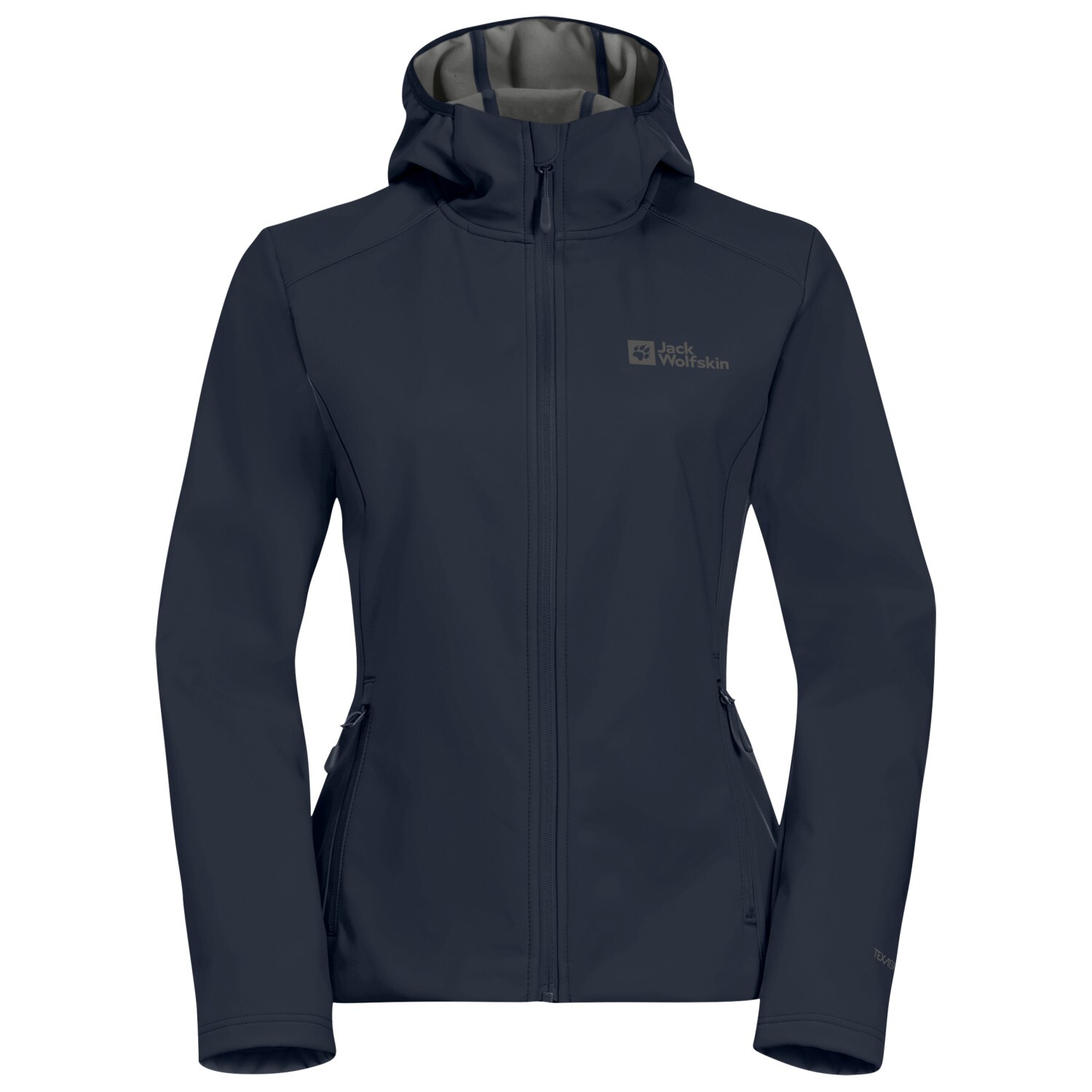 

Куртка из софтшелла Jack Wolfskin Women's Bornberg Hoody, цвет Night Blue