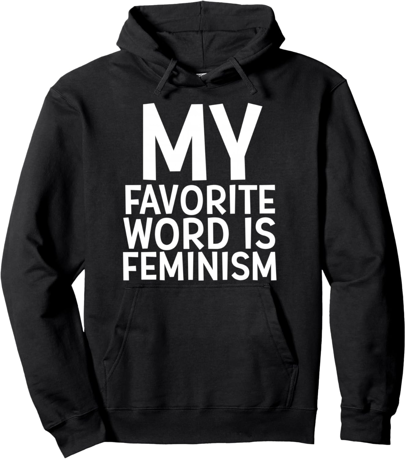 

Мое любимое слово - феминизм. Подарок для феминисток и активисток. Толстовка Official Feminism Gift Co., черный