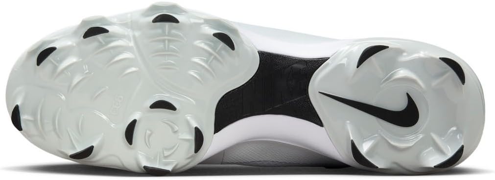 Бутсы для бейсбола Nike Force Trout 9 Pro MCS (FZ8644-100, белый/фантомный/черный/королевский пульс), Wolf Grey/Pure Platinum/Black/Metallic Silver — фото 4