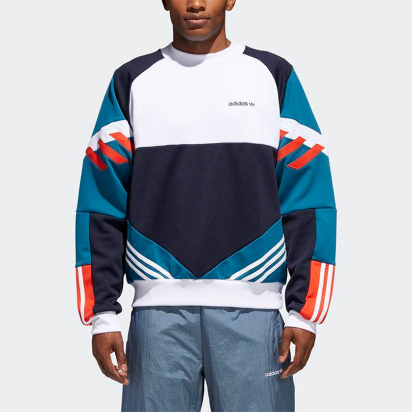 Худи adidas originals Logo Printing Contrasting Colors Sports Loose Round Neck CE4851 — фото 3