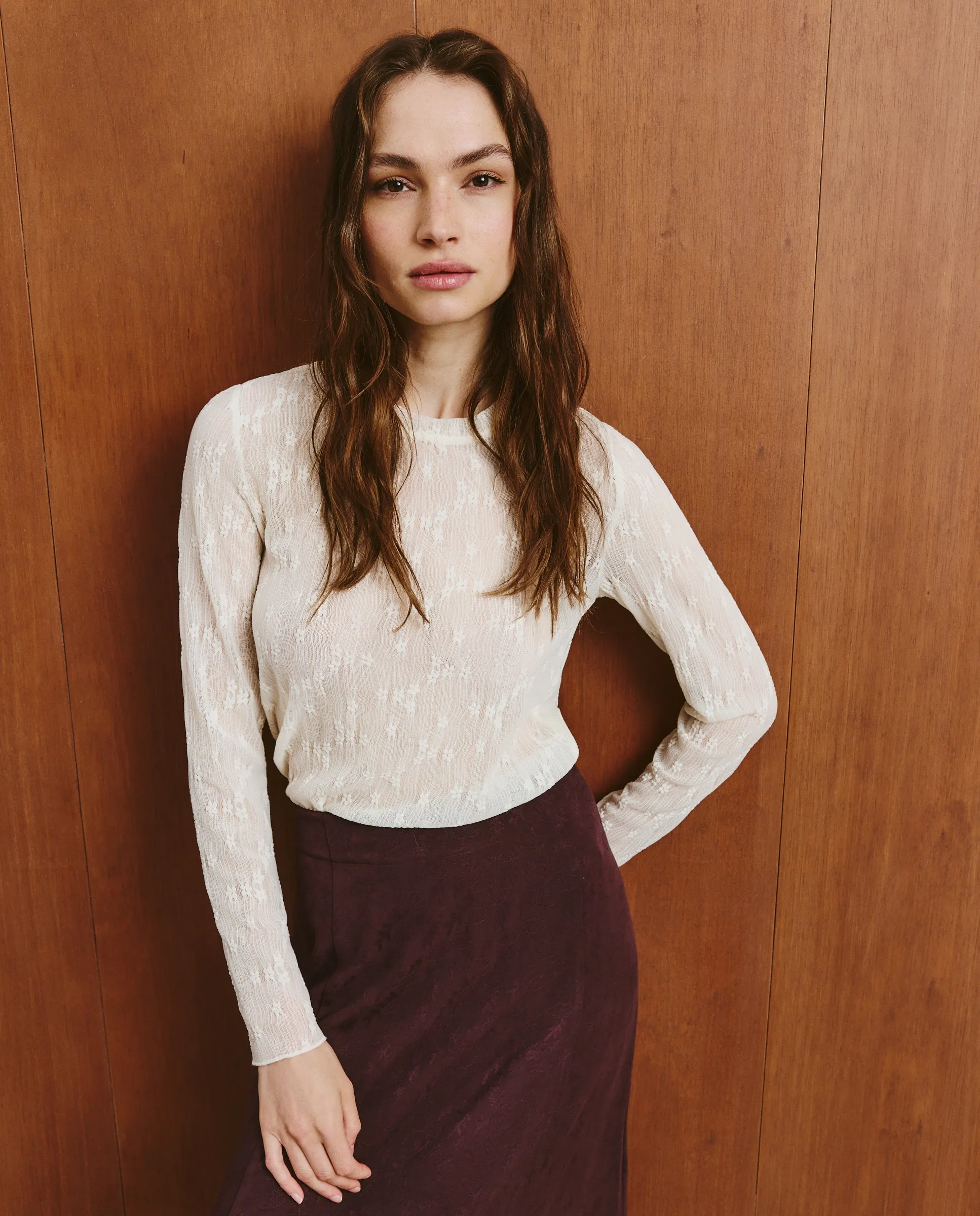 

Женская футболка с французским рукавом Southern Cotton, песочный