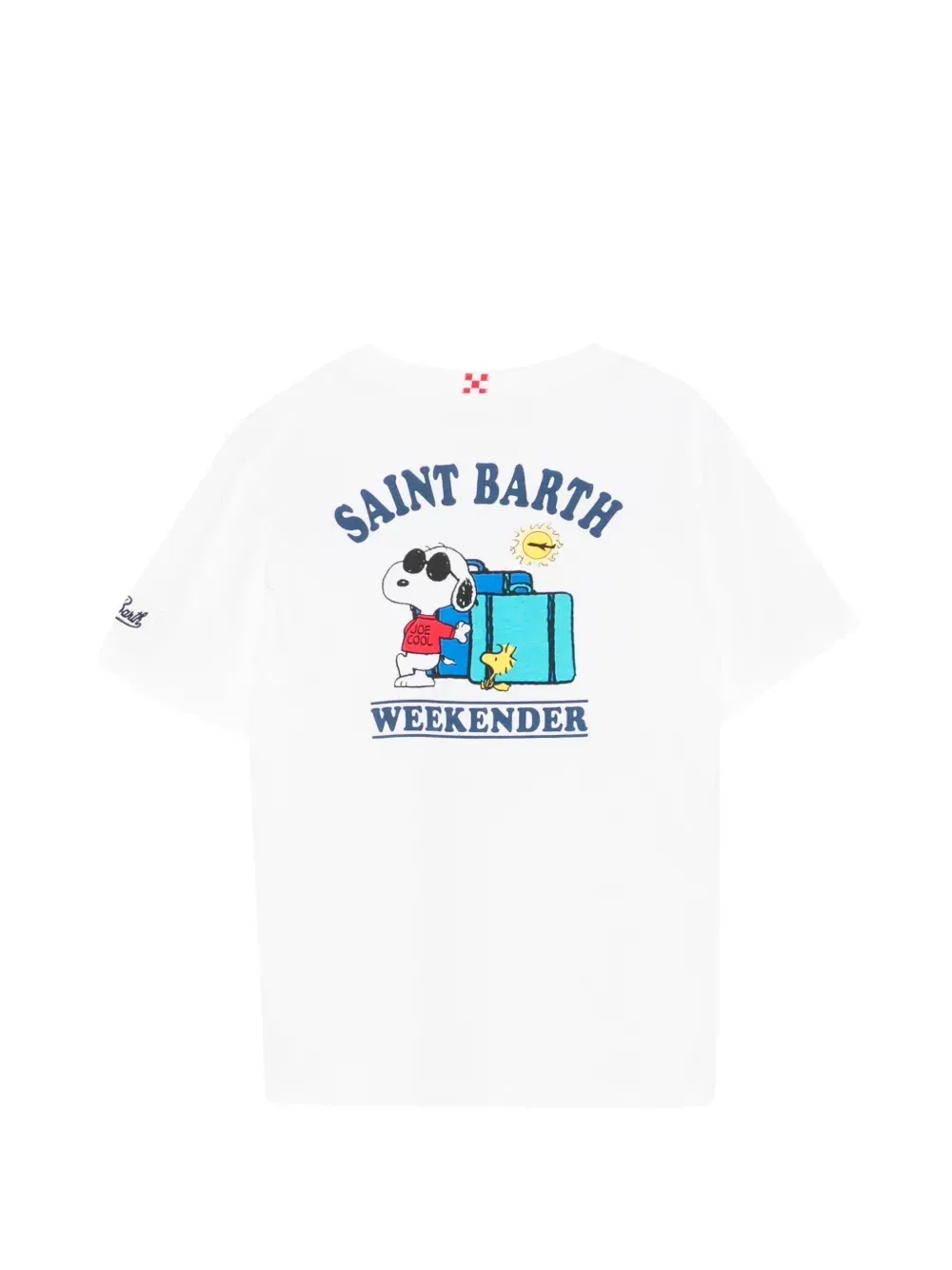 Футболка с графическим принтом MC2 Saint Barth Kids, белый — фото 2