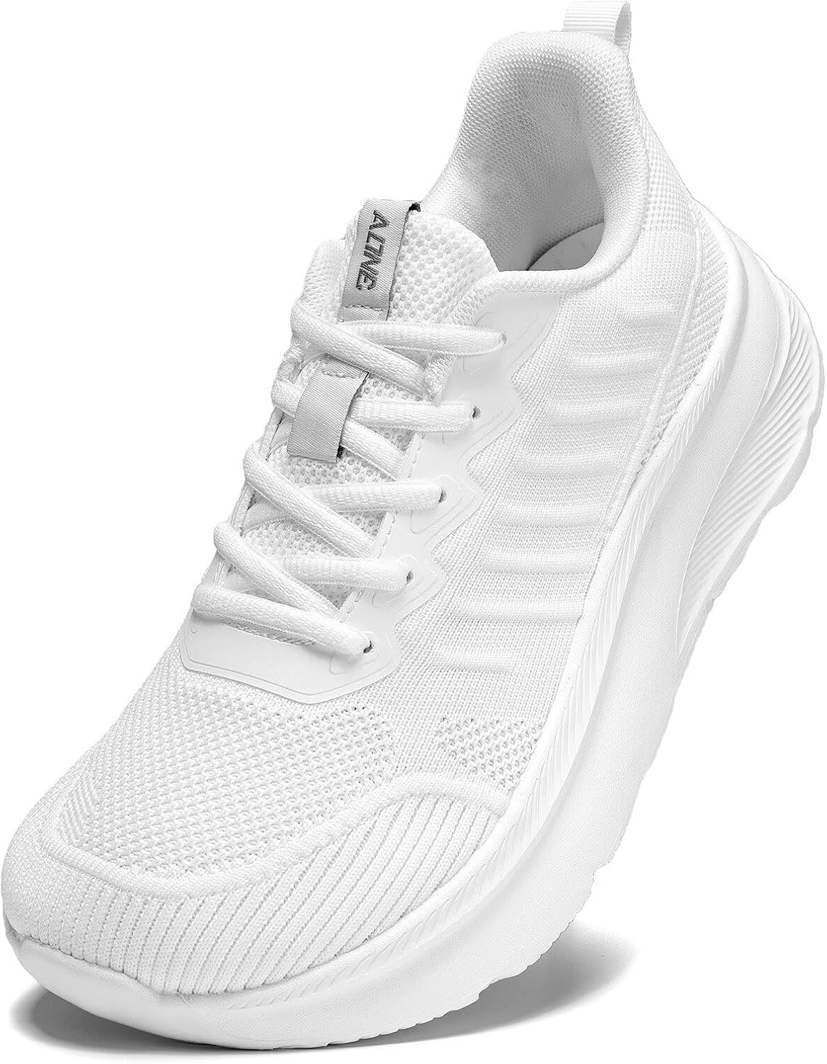 

Мужские широкие кроссовки для ходьбы с мягкой подошвой, противоскользящие, удобные для бега и тенниса, дышащие, для спорта и тренировок в зале Pozvnn, белый