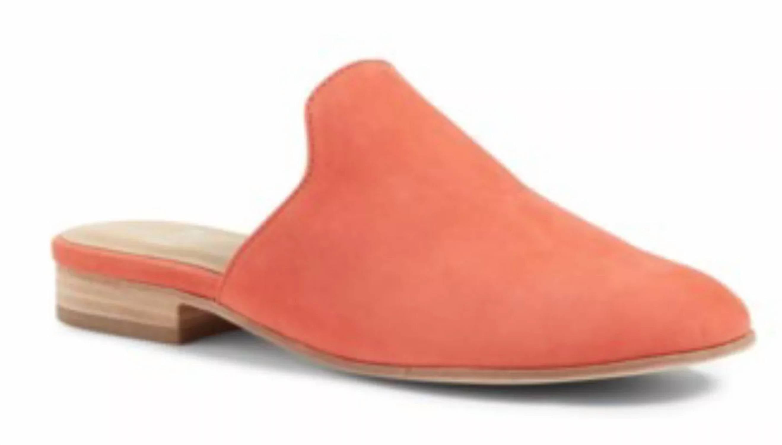 Women's Dion Suede Mule Shoes In Persimmon Eileen Fisher, Persimmon — фото 2