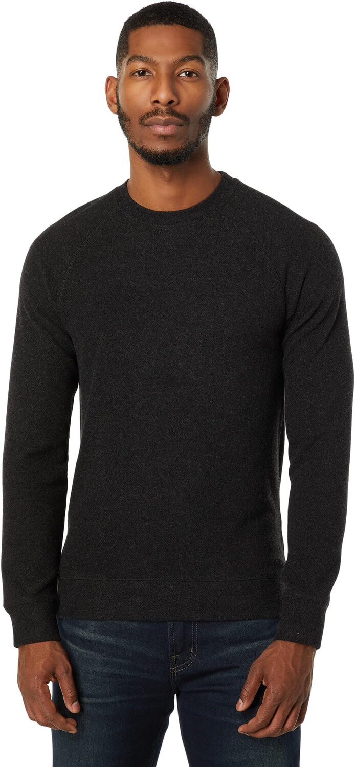 

Толстовка Faherty Legend Sweater Crew, цвет Heathered Black Twill