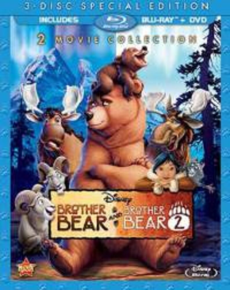 

Диск Blu-ray Brother Bear & Brother Bear 2 (3pc) (w/dvd) / (ws) (BLU-RAY)