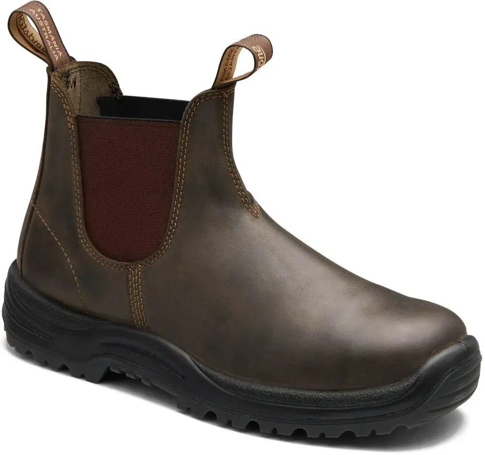 Chelsea Boots, кожа, Blundstone, коричневый — фото 2