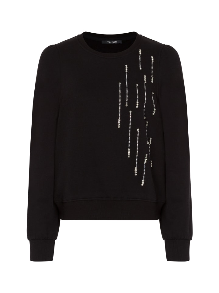 

Толстовка TAIFUN Sweatpullover, цвет schwarz silber