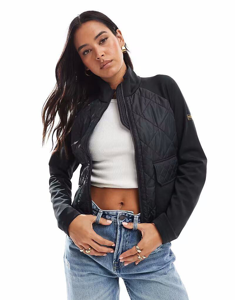 

Стеганая куртка Barbour International черного цвета