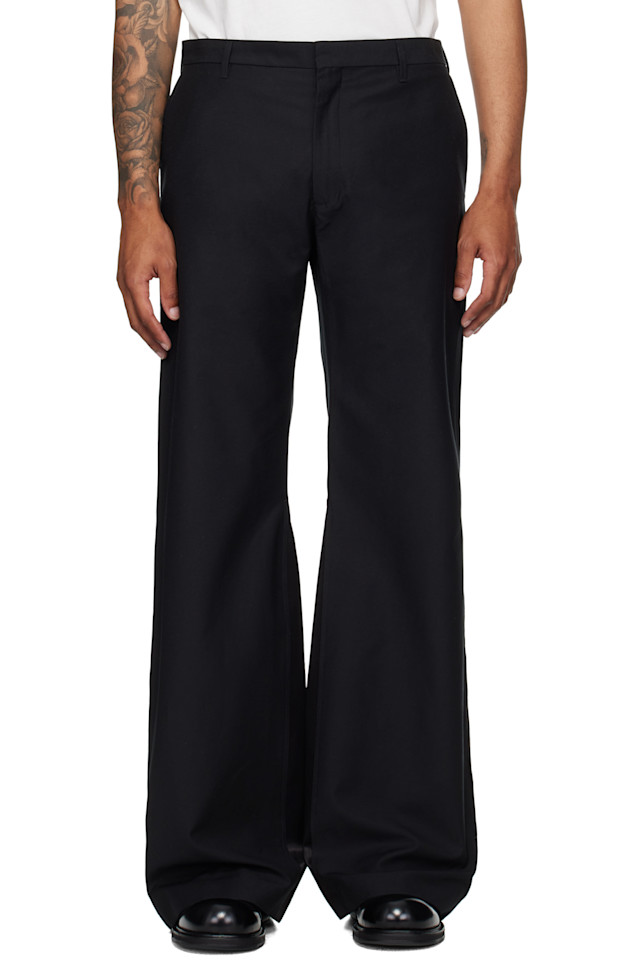 

Широкие брюки Mm6 Maison Margiela, черный