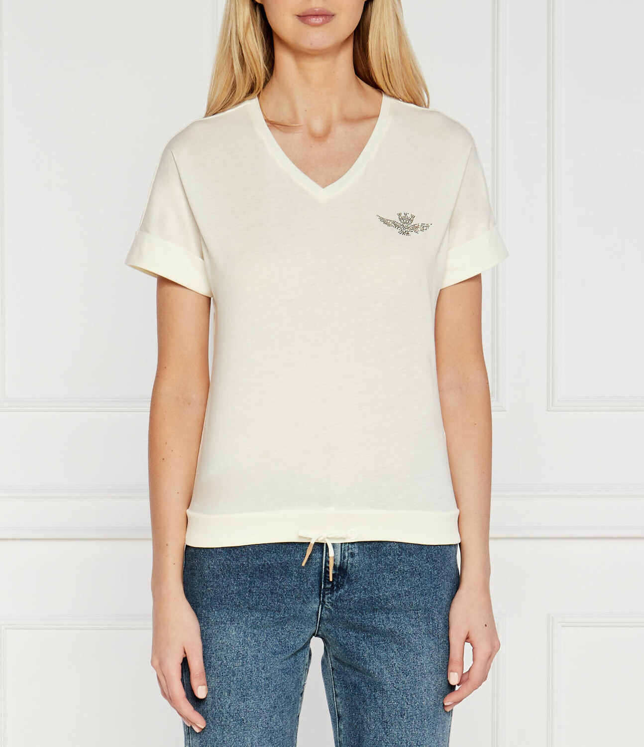 

Футболка Aeronautica Militare Regular Fit, экрю