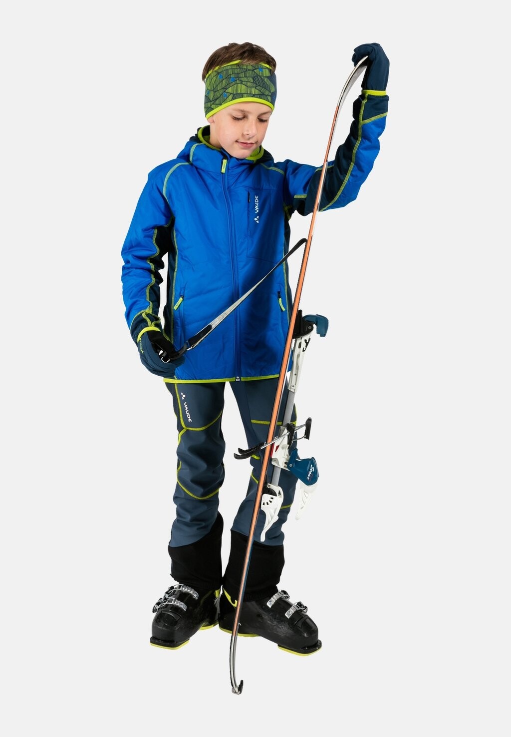 

Куртка для сноуборда CAPACIDA HYBRID Vaude, цвет radiate green blue