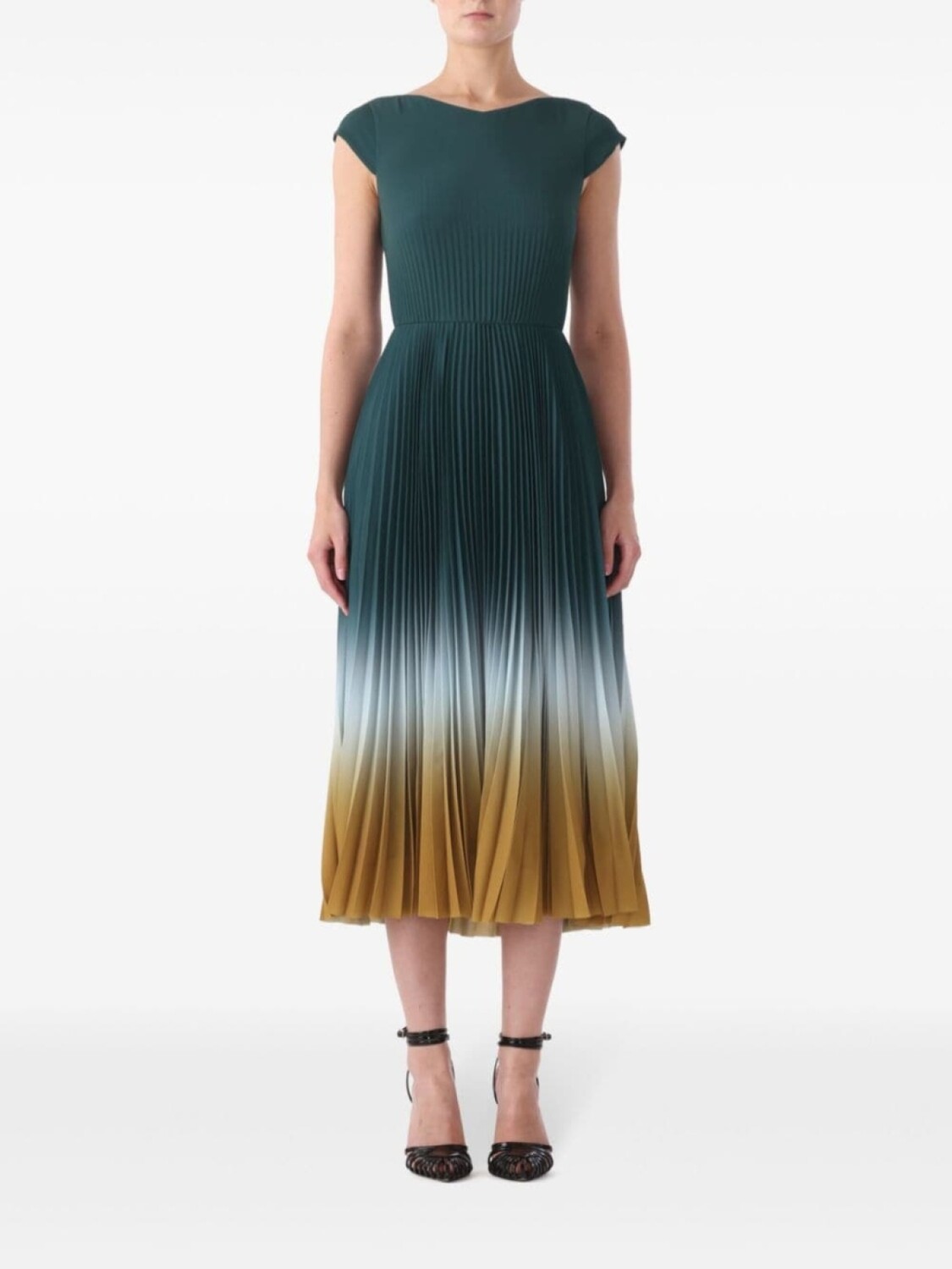

Коллекция Jason Wu, плиссированное платье Jason Wu Collection, зеленый