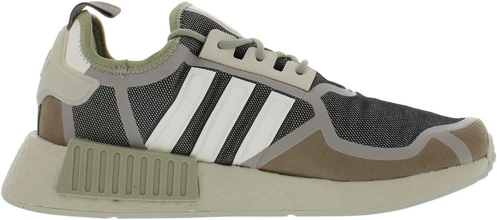 Мужские кроссовки adidas NMDR1, белый/коричневый/светло-коричневый — фото 2