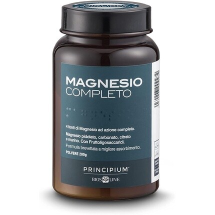 

BIOS LINE Principium Полный магний, запатентованный с лучшим цитрусовым вкусом, 200 г растворимый порошок