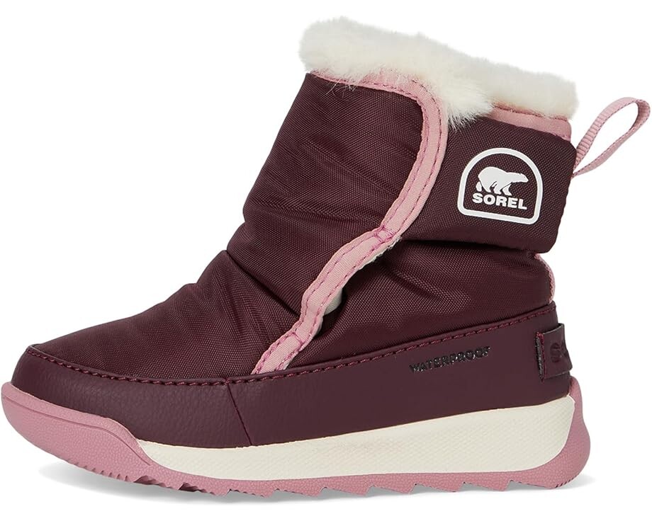 Ботинки SOREL Kids Childrens Whitney II Plus Bootie WP, цвет Epic Plum/Dazed Mauve — фото 4
