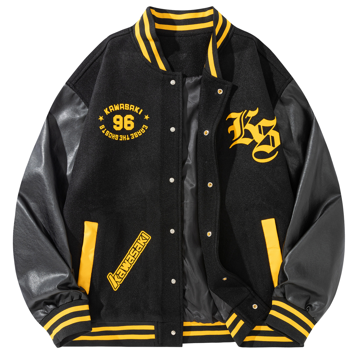 

Kawasaki Бейсбольная куртка унисекс, Black[Q1086ZMC]