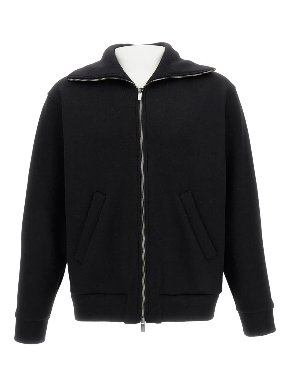 

Кардиган на молнии с высоким воротником Barena, черный