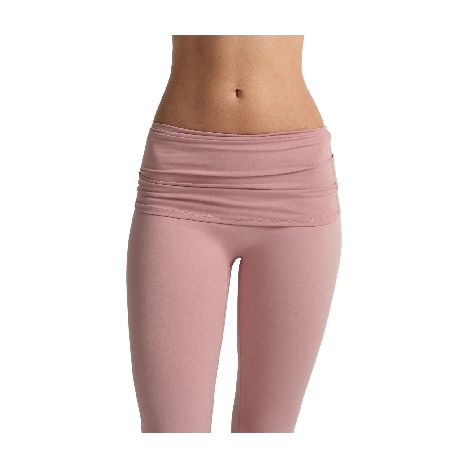 (WMNS) Nike x SKIMS Матовые леггинсы с отворотом и зауженным кроем, цвет «Гималайский» — фото 3