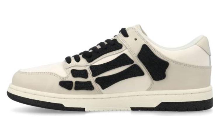 

AMIRI Скелетоны низкие бежево-черные бело-черные, цвет White Black