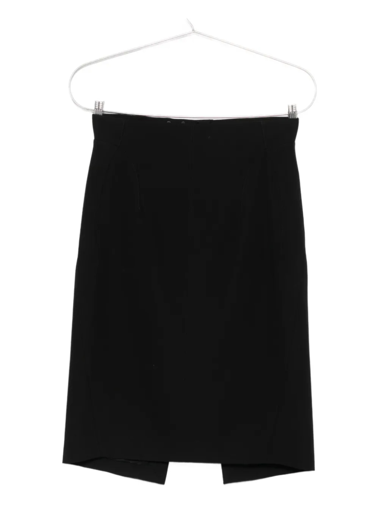 

Юбка миди Mugler со вставками, черный