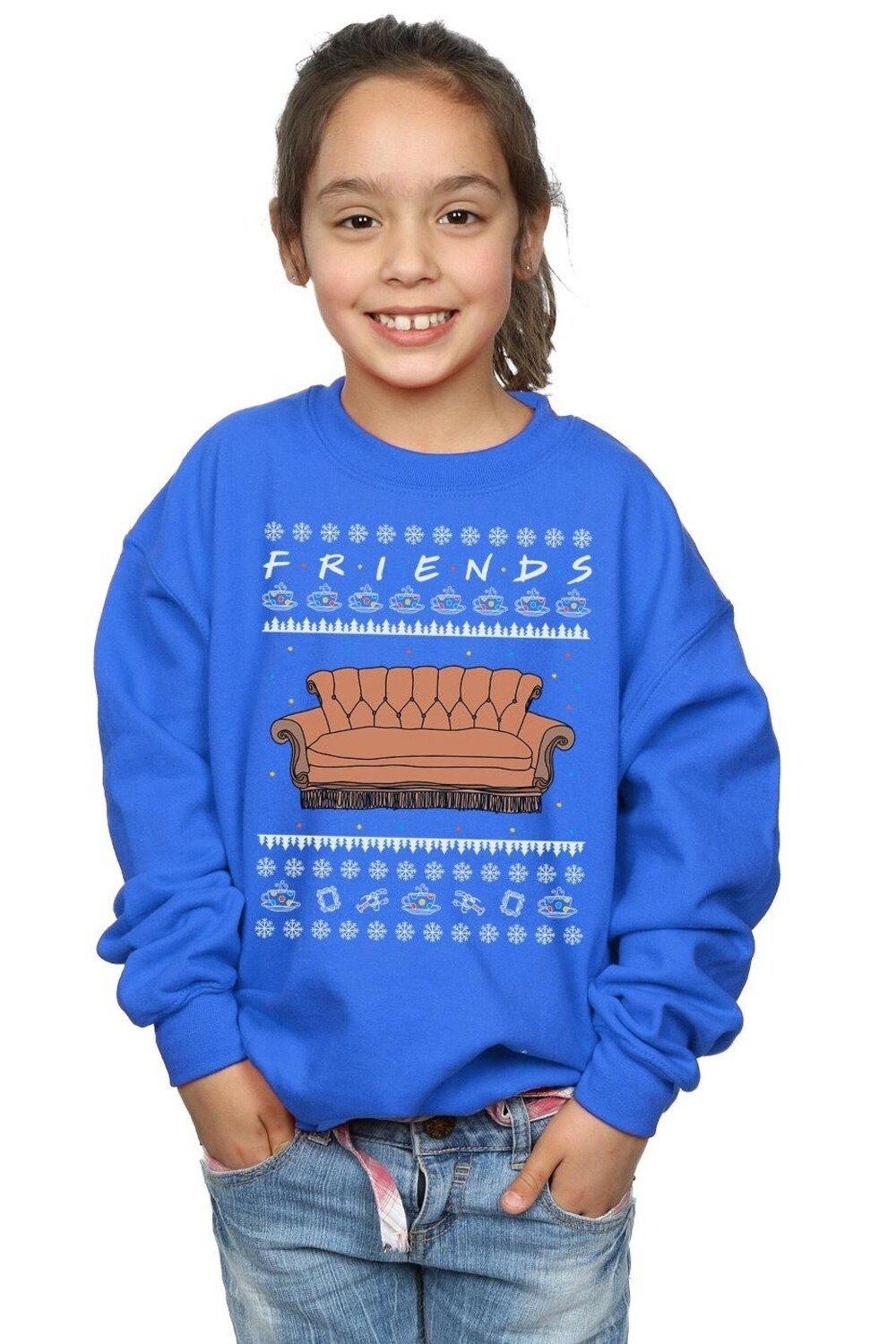 

Толстовка Fair Isle Couch Friends, синий