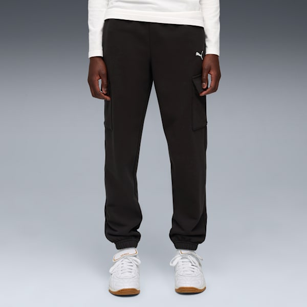 

Свободные брюки-карго для больших детей Puma Essentials, черный