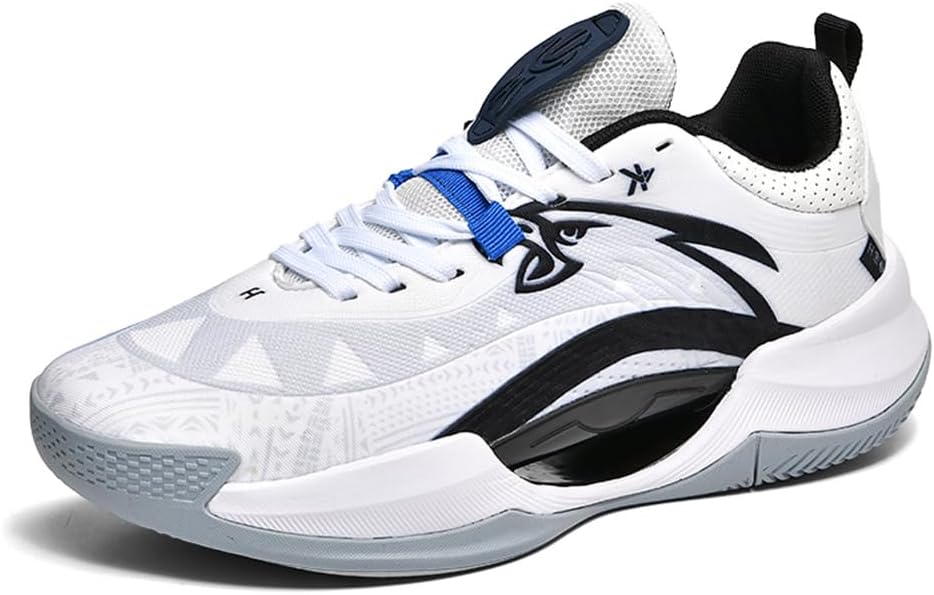 

Мужские спортивные кроссовки Rongduyan для прогулок на открытом воздухе, повседневные, для баскетбольных соревнований, белый/черный