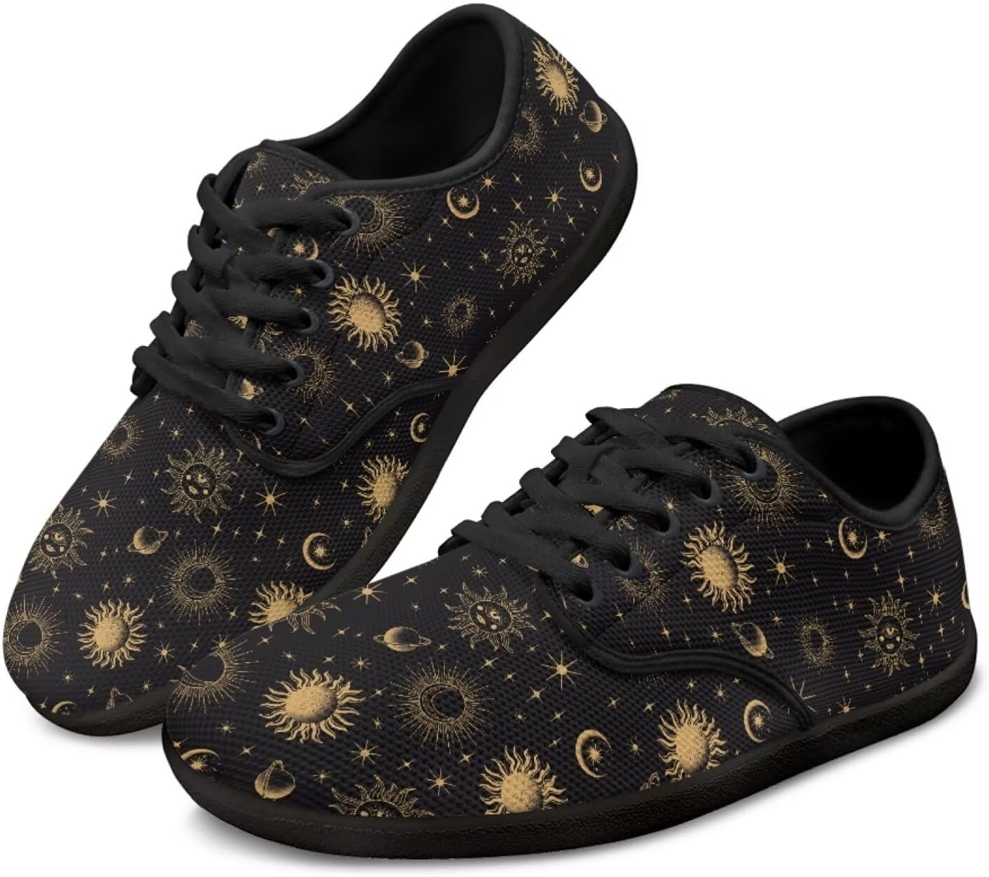 

Кроссовки Binienty Barefot для женщин и мужчин, широкие слипоны для бега, походов, тренировок, удобные спортивные туфли на плоской подошве, Classic Sun and Moon