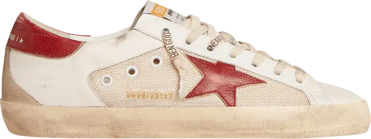 

Кроссовки Golden Goose Superstar 'White Red Mesh', белый