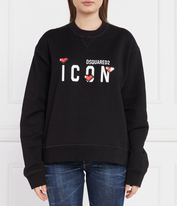 

Толстовка Dsquared2 Icon Game Lover, черный