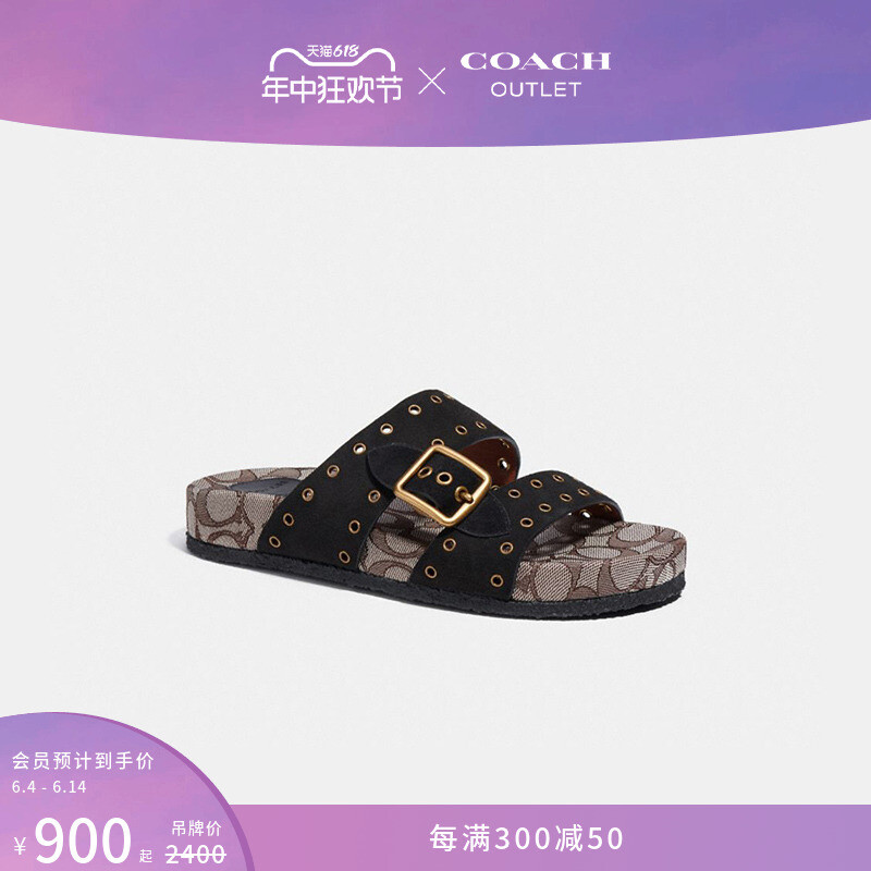 

Сандалии женские Ally Coach Outlet, черный