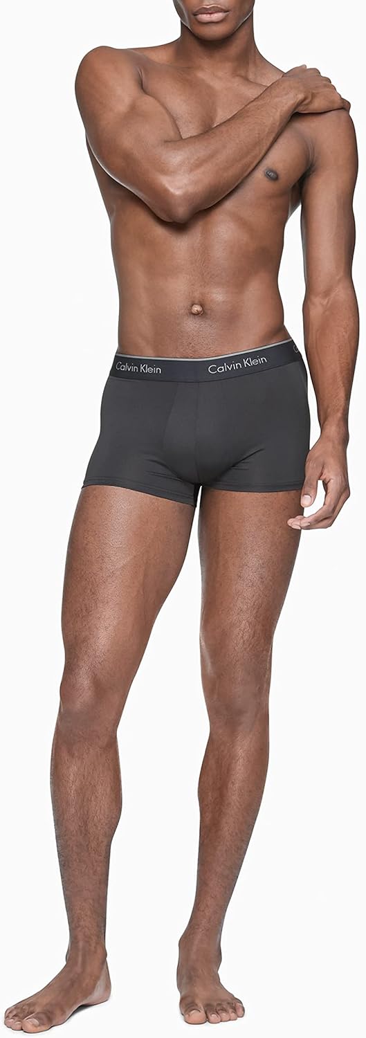 Комплект из 7 мужских трусов-боксеров Calvin Klein Micro Stretch с низкой посадкой, 7 Black — фото 2