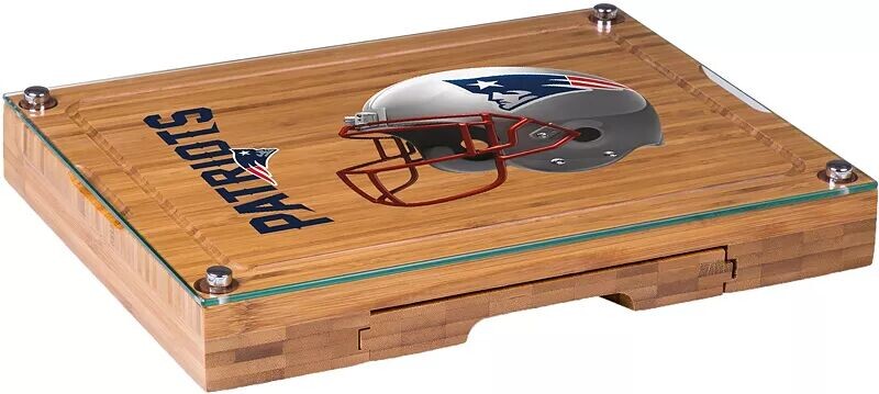 

Picnic Time New England Patriots Доска для сыра и набор ножей со стеклянной крышкой