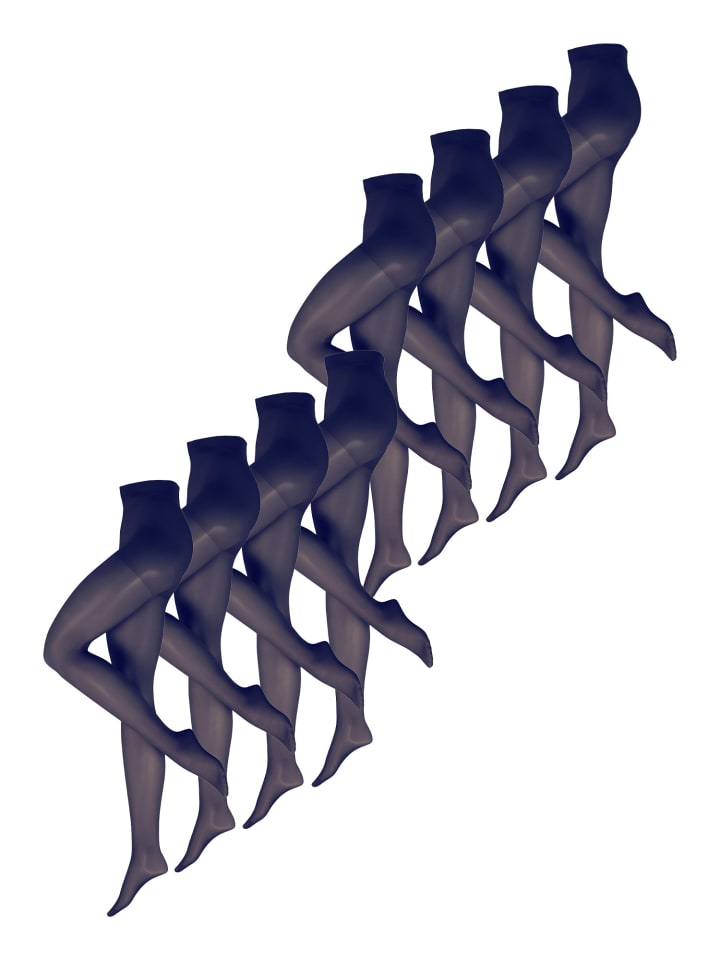 

Nur Die Тонкие колготки Fit in Shape, 40 ден, темно-синего цвета