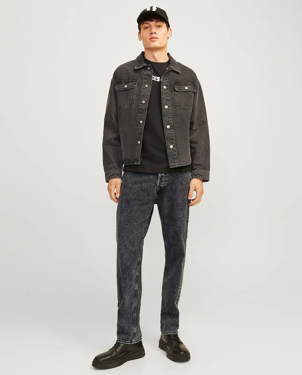 

Мужские джинсы свободного покроя с низкой посадкой Jack & Jones, серый