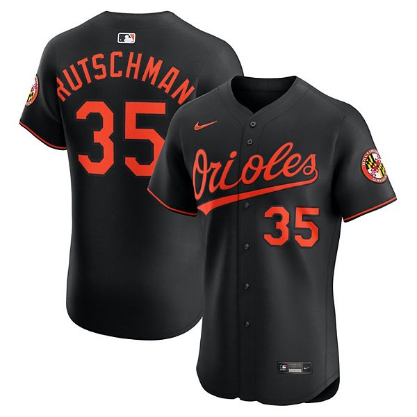 

Мужская бейсболка adley rutschman black baltimore orioles alternate elite Nike