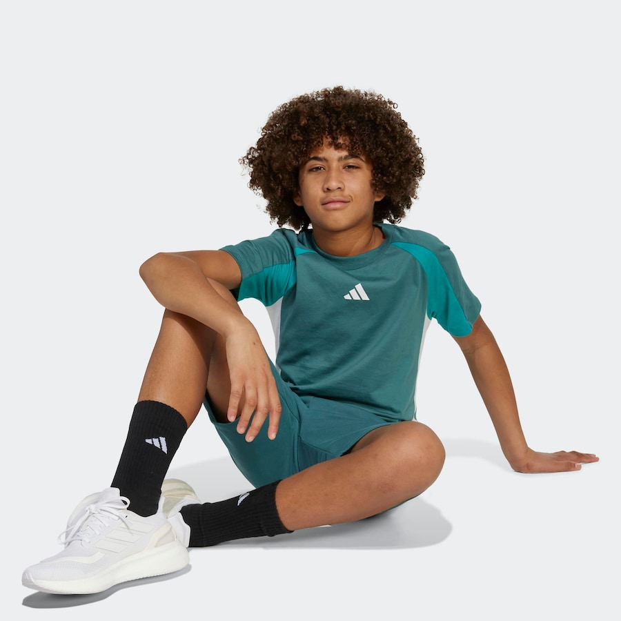 Футболка Performance ADIDAS SPORTSWEAR, изумрудный/нефритовый — фото 3