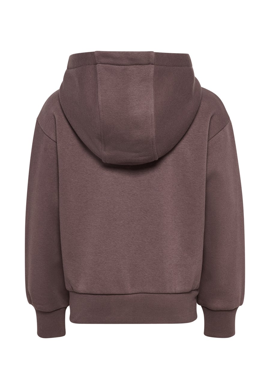 Худи Hummel JR LOOSE HOODIE BEE, Peppercorn/Brown — фото 2