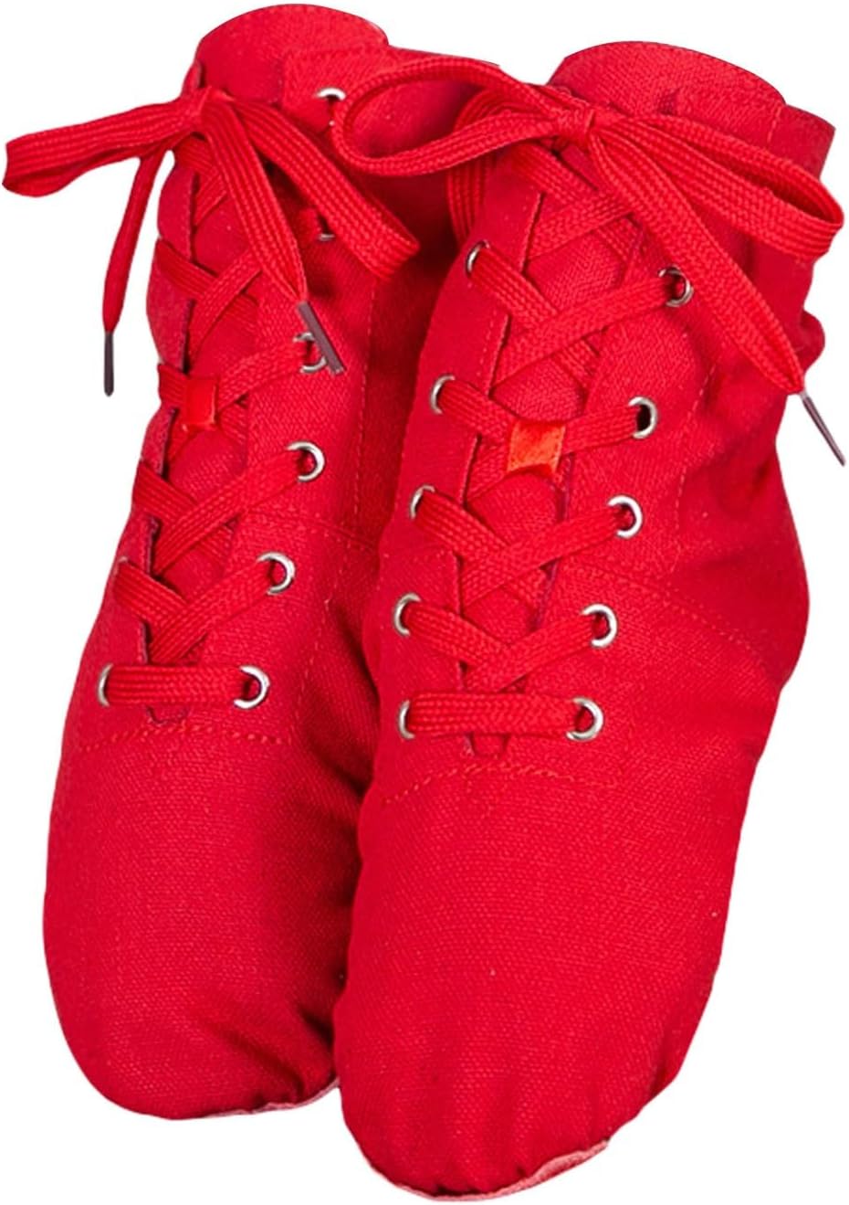 

Женские и мужские повседневные тканевые туфли, домашние тапочки, джазовые ботинки, танцевальная обувь, обувь с мягкой подошвой для упражнений, женские кроссовки Egmy, красный