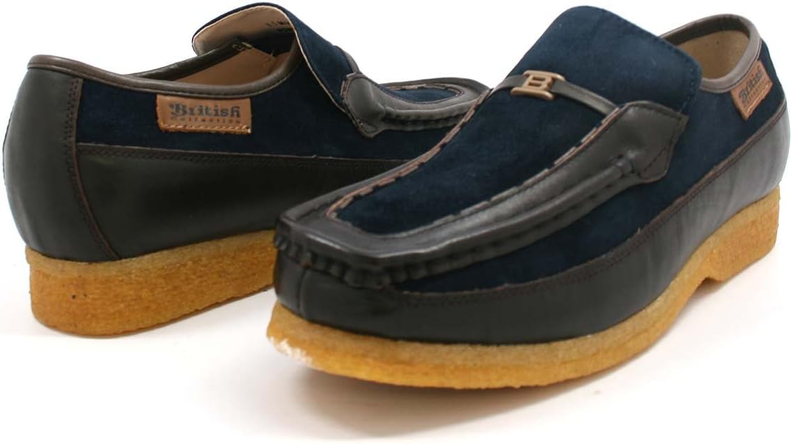 

Мужские слипоны Power Old School BRITISH COLLECTION, синий/коричневый/темно-синий