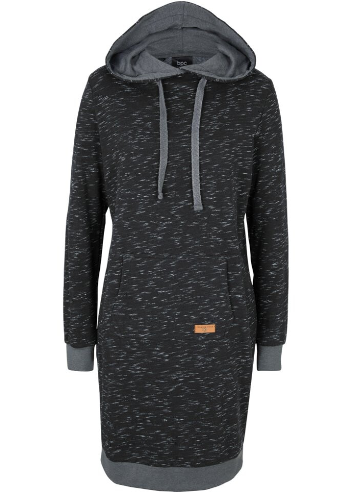 

Спортивное платье с капюшоном Bpc Bonprix Collection, черный