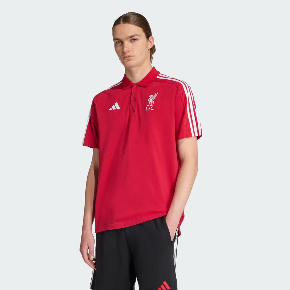 

Спортивная футболка Adidas Liverpool FC DNA Polo Shirt, цвет Strawberry Red