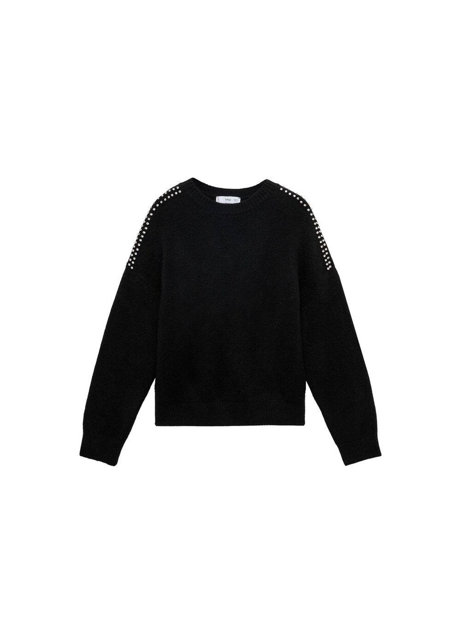 

Тонкий вязаный свитер MANGO Sweater Misol, черный