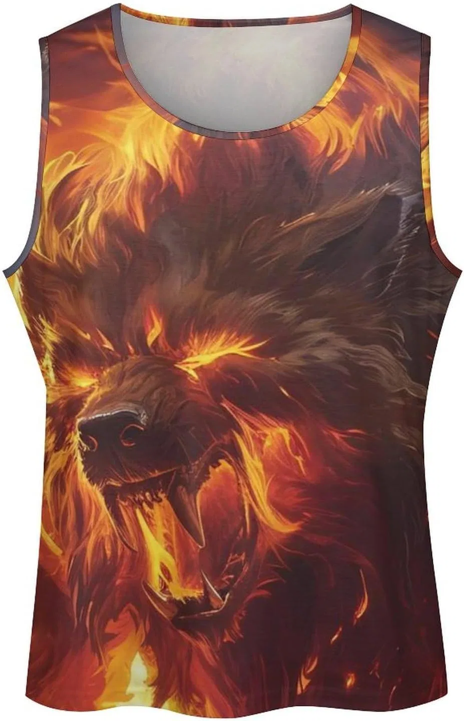 Майка-борцовка с принтом Greek Mythology, Firewolf — фото 4