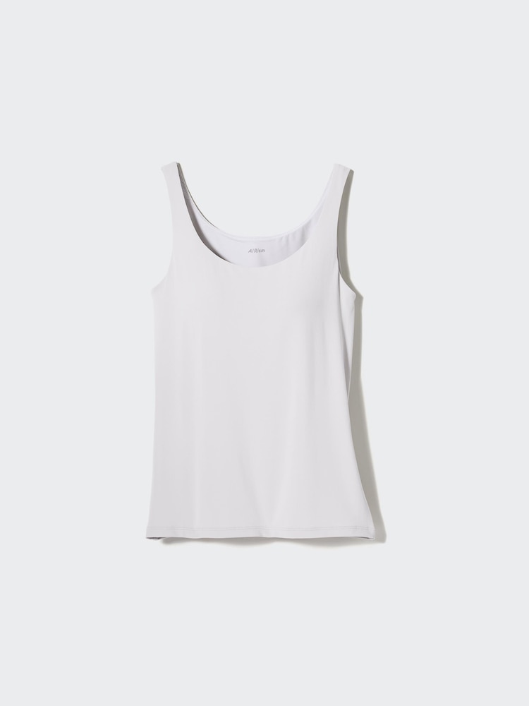 

Топ на бретелях с чашечками airism Uniqlo, серый